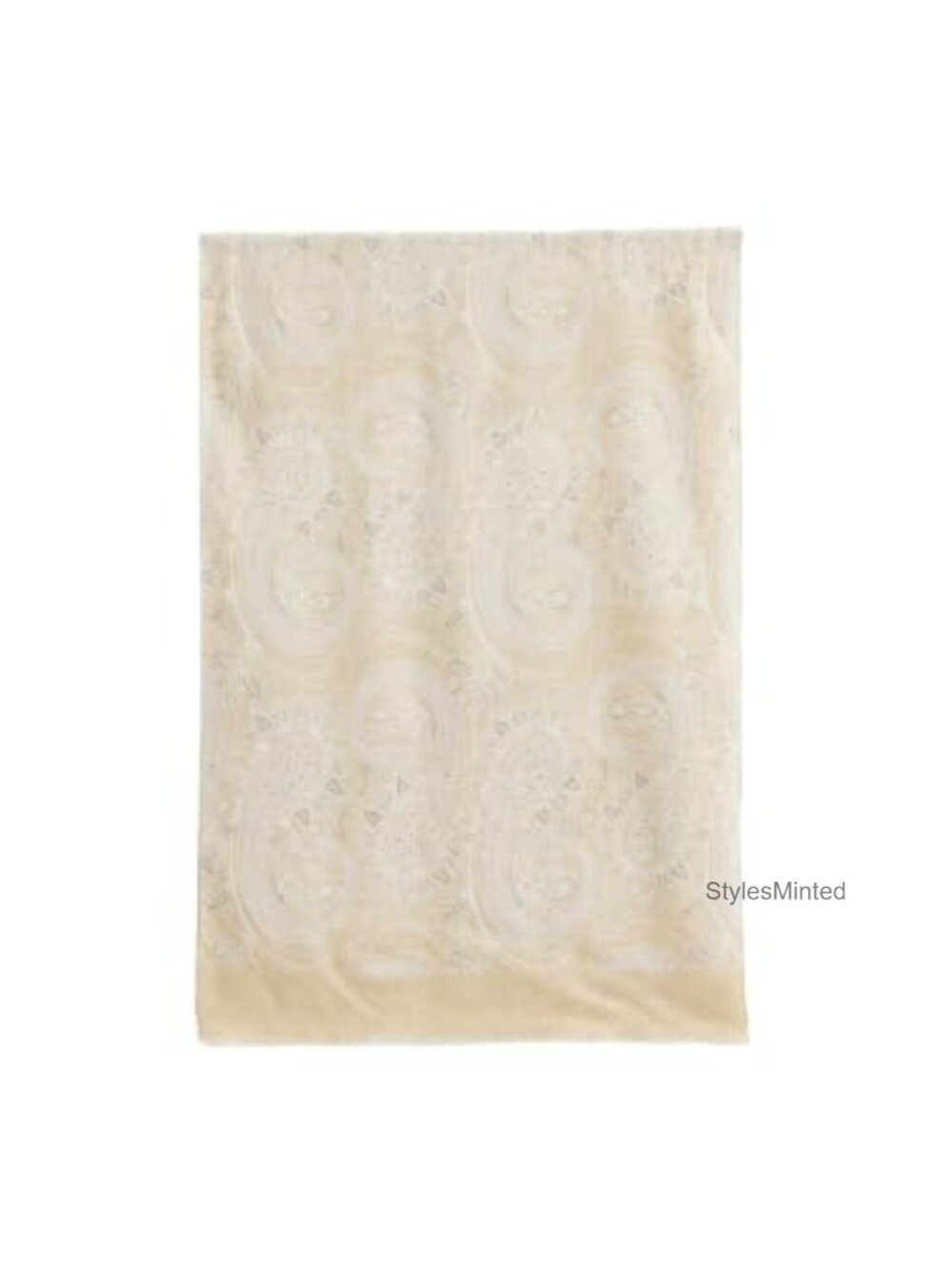 John Varvatos Men's Violante Wool Silk Scarf